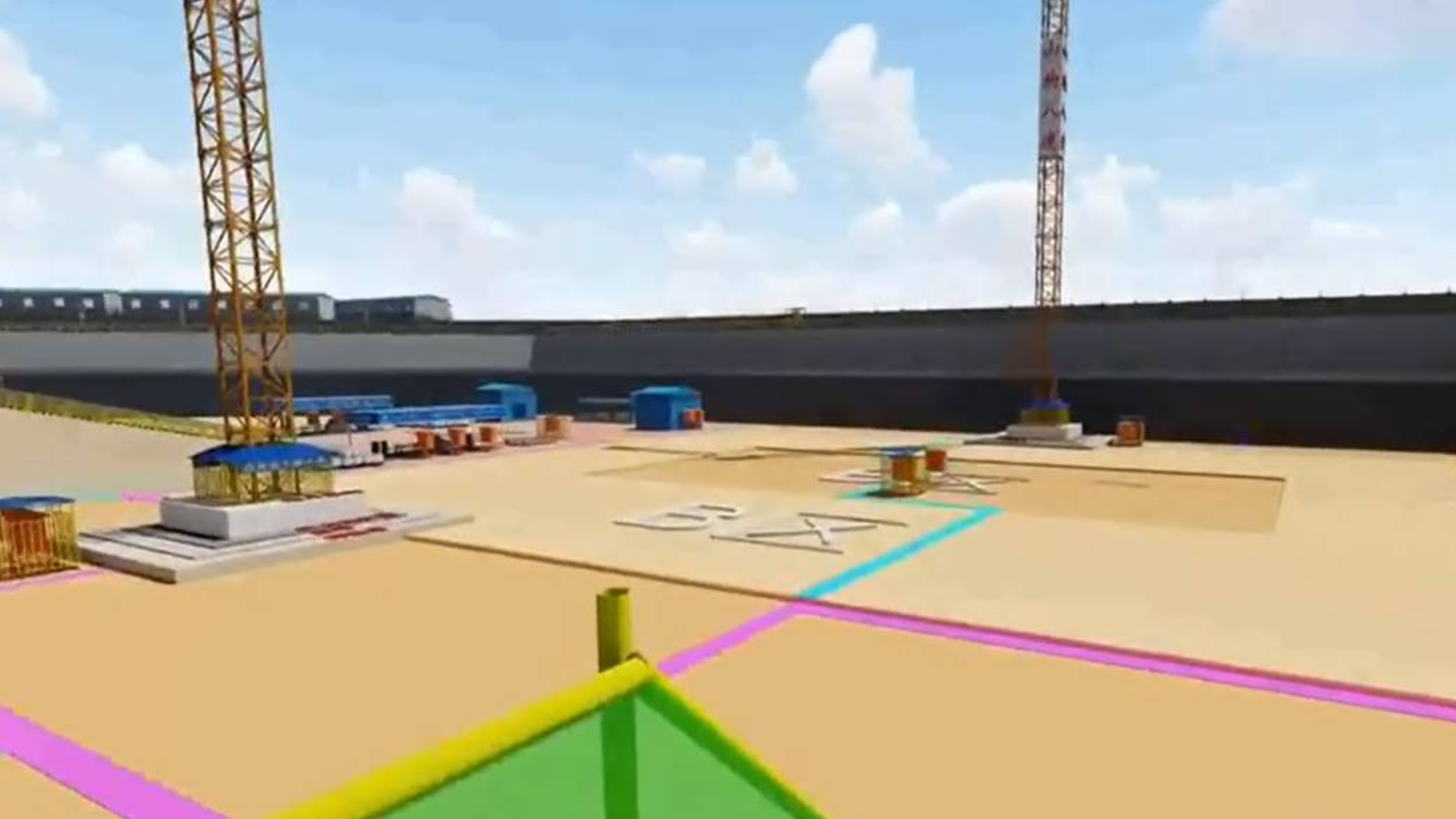 【极具观赏价值】山西八建BIM路桥场布漫游.MP4